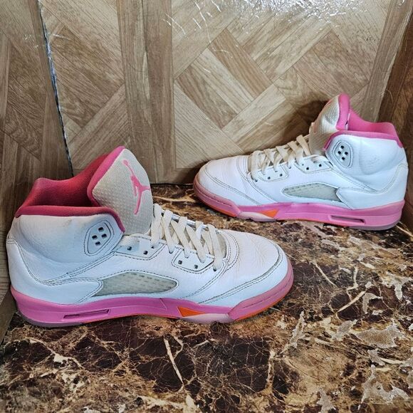 Jordan 5 Retro WNBA Pinksicle orange women's size 8. GS 6.5. 683 - Picture 7 of 12